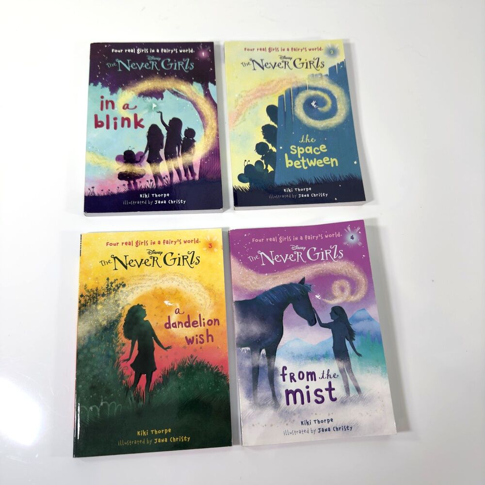 Random House Disney The Never Girls Collection #1 Books 1-4 COMPLETE SET Kids